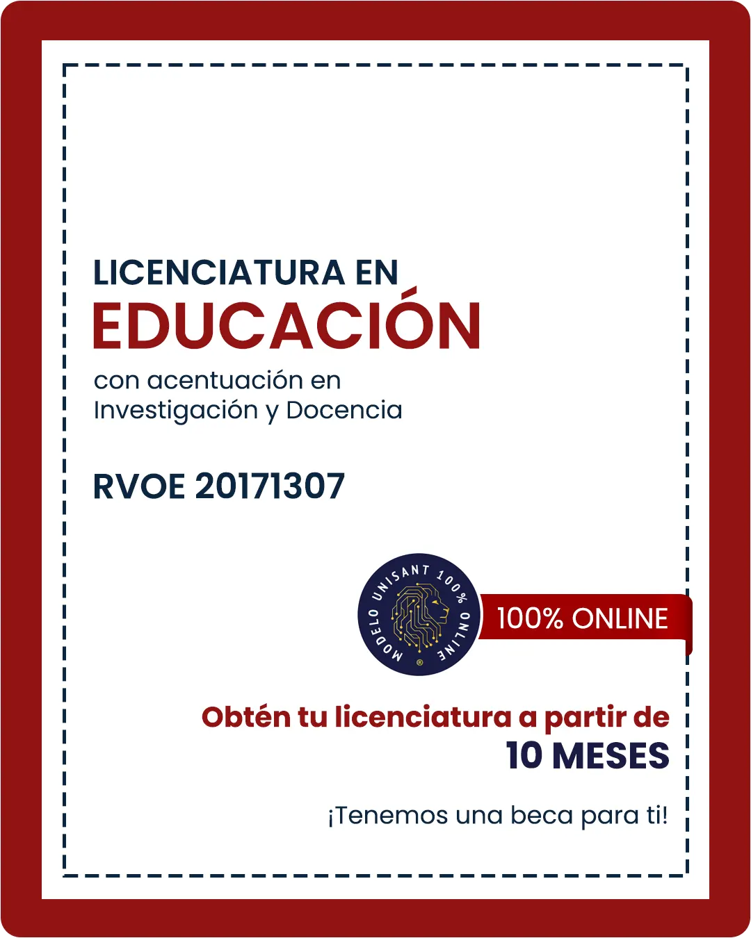 Tarjeta - Licenciatura - Educación