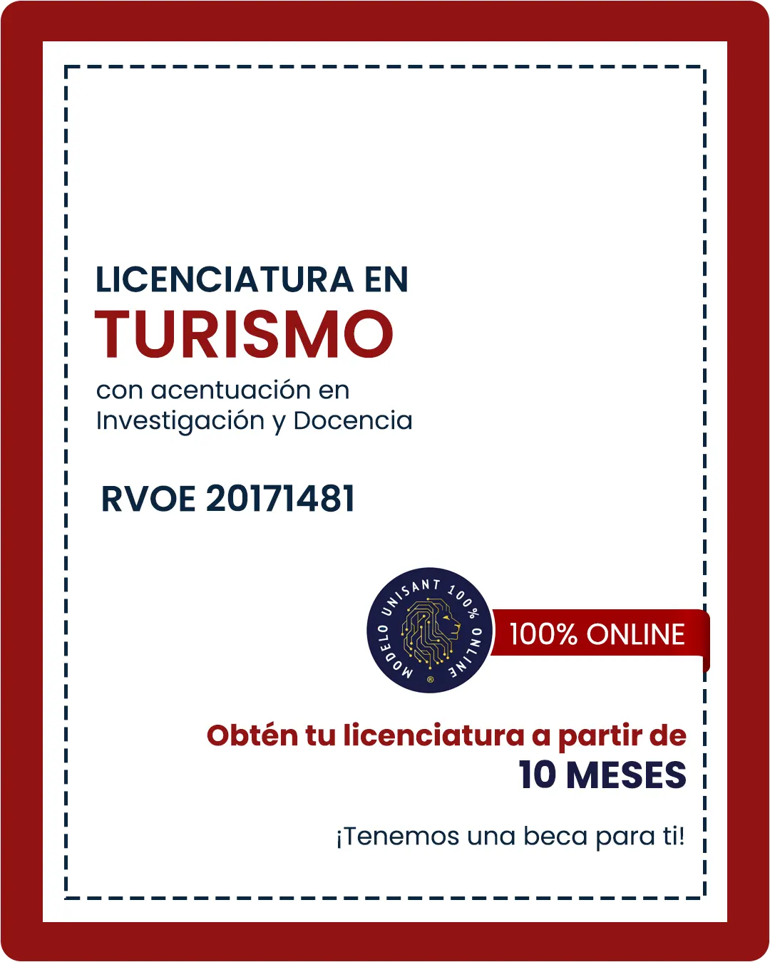 Tarjeta - Licenciatura - Turismo