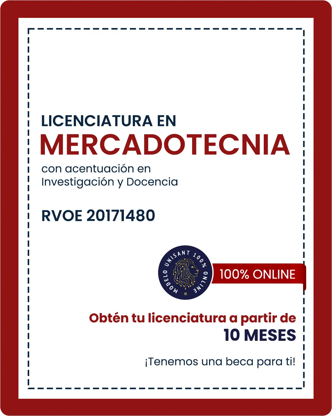 Tarjeta - Licenciatura - Mercadotecnia