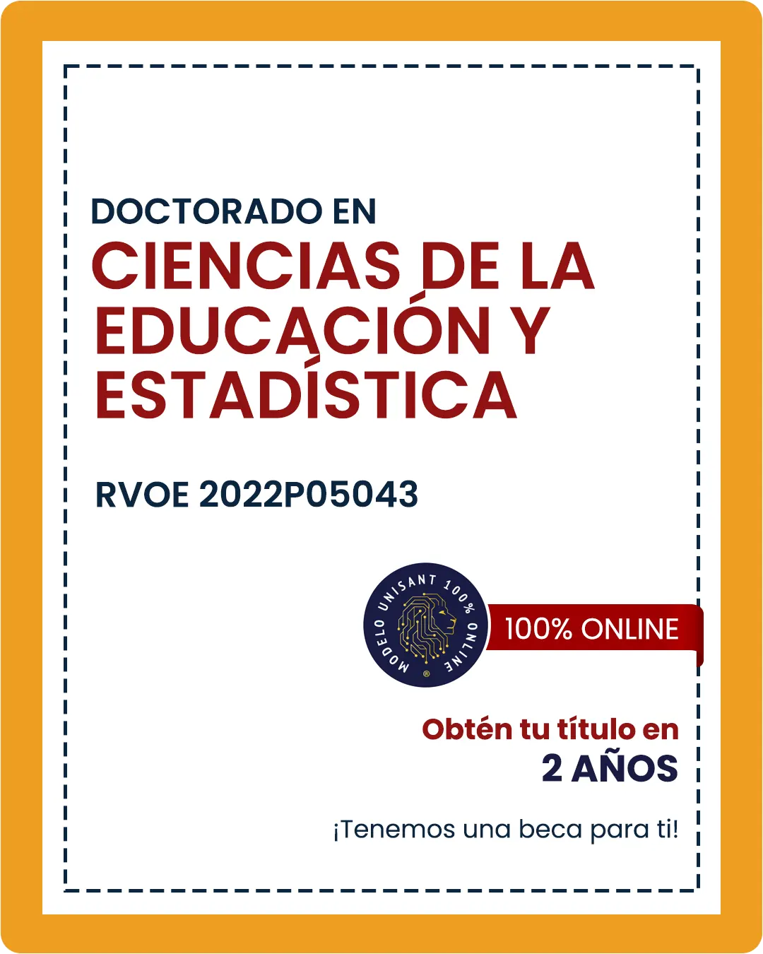 Tarjeta - Doctorado - Ciencias de la Educación y Estadísitca