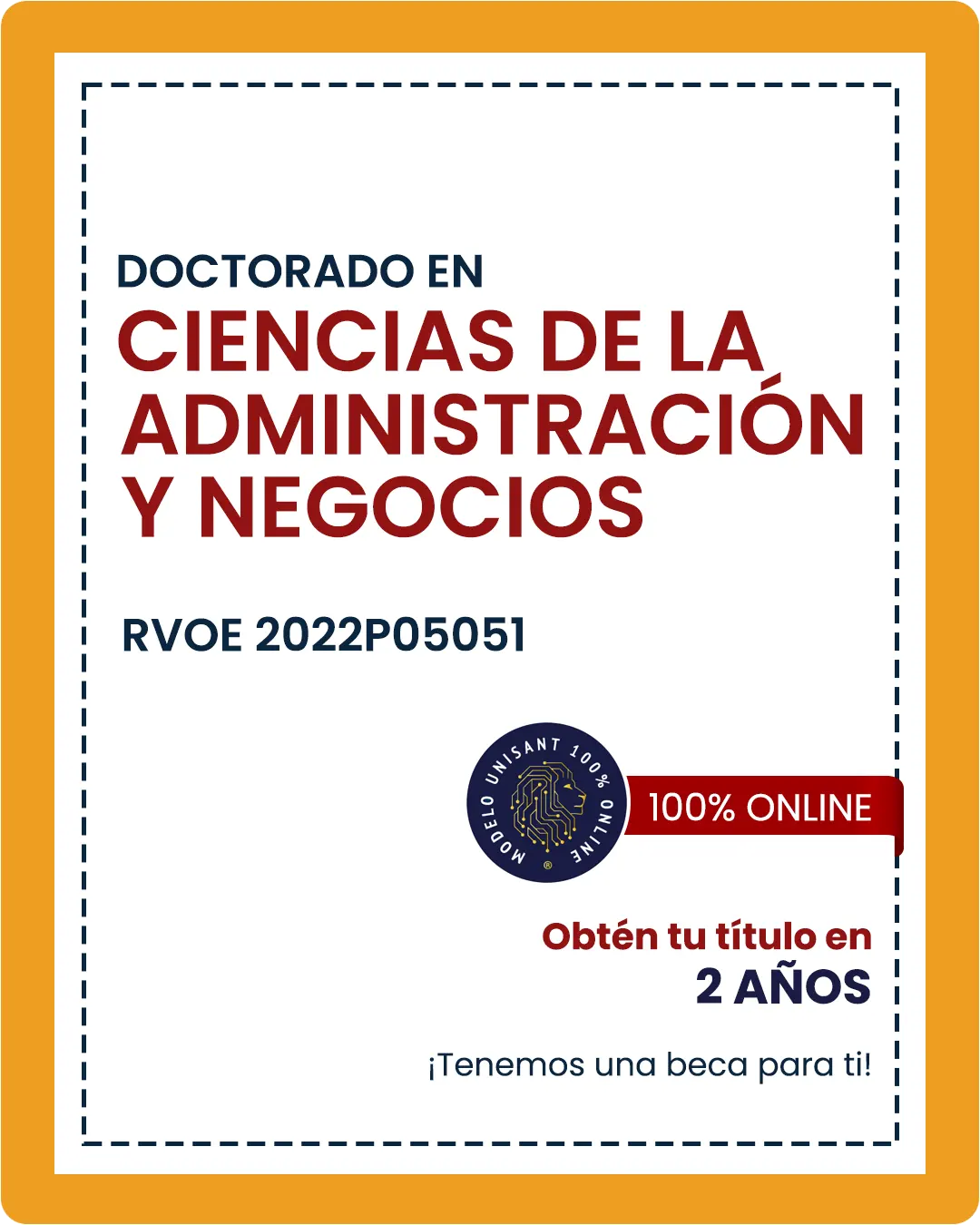 Tarjeta - Licenciatura - Ciencias de la Administración y Negocios